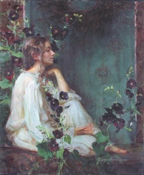 Women Painting - In The Stillness DFG Impressionist